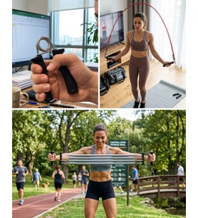 Ev Fitness Seti Kardiyo ve Kas Geliştirme Egzersiz Seti