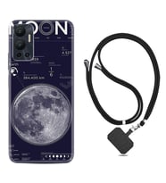Infınix Hot 12 Kılıf Resimli Boyun Askılı İpli Desenli Silikon Moon info 1424