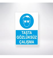 Taşta Gözlüksüz Çalışma 21x28 Arkası Yapışkanlı Levha