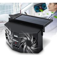 Ally R-8032 Güneş Enerjili Çift Fanlı Solar Oto Araç Havalandırma-(5775) - HPSBYI3381-9777