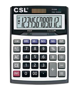 CSL CS-2592 12 Hane Masa Tipi Hesap Makinesi