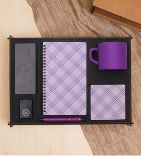 Premium Hediye Seti & Powerbank, Çakmak, Defter, Kalem, Kupa Bardak,