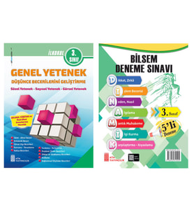 Ata 3.Sınıf Bilsem Sınavlarına Hazırlık +5 li Deneme Sınavı (Beyaz)