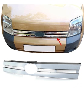 Ford Connect Krom Ön Panjur 2007-2009 Tek Parça Paslanmaz Çelik