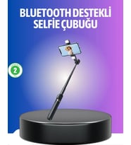 Bluetooth Selfie Çubuğu – Uzaktan Kumandalı