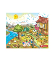 Eğitici Yapboz Puzzle 25X35 Farklı Resim - 2 adet