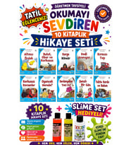 1. Sınıf Öğretmen Tavsiyeli Okumayı Sevdiren 16 Sayfa 10 Kitaplık Hikaye Seti-2 (Slime Set Hediyeli)