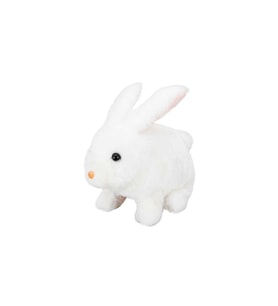 Sunman Beyaz Sevimli Peluş Tavşan