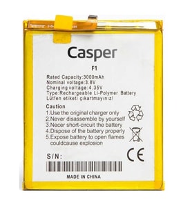 Casper Via F1 Uyumlu Pil Sıfır - Servis