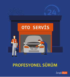 Onelee Oto Servis Takip Programı Profesyonel Kutu Lisans
