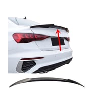 audi a3 sedan 2021 sonrası uyumlu plastik m4 spoiler
