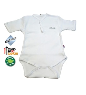 Sema Baby Yarım Kol Kaşkorse Badi (Body) - Beyaz 18-24 Ay