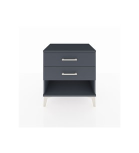 Hyperion Komodin 2 Çekmeceli 60x44x64 Antrasit-Antrasit