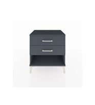 Hyperion Komodin 2 Çekmeceli 60x44x64 Antrasit-Antrasit