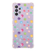PrintiFy Samsung Galaxy A32 Uyumlu Water Color 6 Baskılı Şeffaf Köşe Korumalı Antişok Kılıf