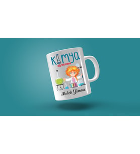 Kimya Öğretmeni İsme Özel Kupa Bardak 9