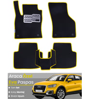 AUDİ Q2 (2016-2020) Uyumlu EVA Paspas Tam Set–Araca Özel,Su Geçirmez,Hızlı ve Kolay Montaj