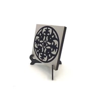 Barok Desen Baskılı MDF Masaüstlük 10X10