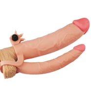 Çift Bölge İçin Uygun Olarak Tasarlanan 5 Cm Uzatmalı Titreşimli Penis Kılıfı