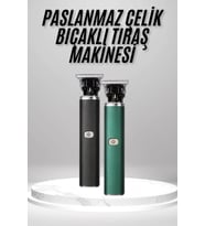 Tıraş Makinesi Profesyonel Paslanmaz Çelik T-bıçak Saç Sakal Ense Vücut