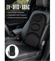 Sırt ve Bel Masaj Minderi Motorlu, Kademeli Şiddet Ayarlı Masaj Koltuğu Pedi