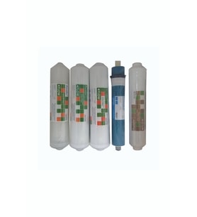 Nsf Onaylı Purefer Kapalı Kasa Su Arıtma Cihazlarına Uygun 5 Li Filtre Set (asitic Wash Tatlandırıcı
