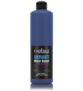 AMBIENTE ISLAK ZEMİN BOYASI AW-09 GECE MAVİ 500ML + KATALİZÖR 20GR