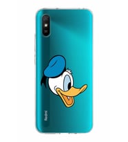Xiaomi Redmi 9A Uyumlu Kapak Donald Duck Tasarımlı Şeffaf Silikon Kılıf