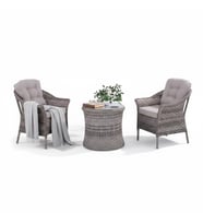 Spark Nova Dedikodu Balkon Bahçe Takımı  2+1   Rehome (Füme-Gri)