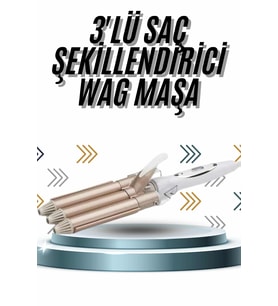 Wag Maşa Profesyonel Saç Şekillendirici İyon Özellikli Isı Kademeli - Lisinya