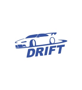Drit Araba Sticker17x17 Cm Mavi