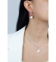 Yılbaşı Temalı Kolye Küpe Set