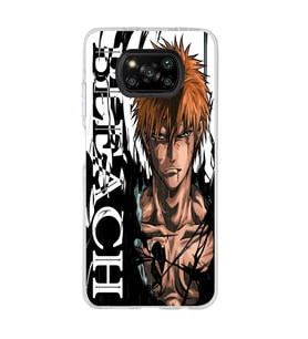 Poco X3 PRO / X3 NFC Uyumlu Bleach Tasarımlı Şeffaf Telefon Kılıfı