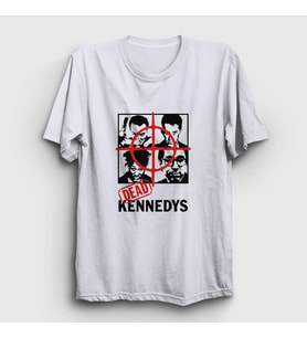 Presmono Unisex Beyaz Band Dead Kennedys T-Shirt 488923tt