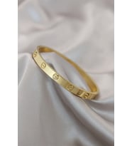316L Çelik Gold Renk Bileklik (Karışık)