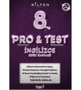 8. SINIF PRO&TEST İNGİLİZCE SORU BANKASI