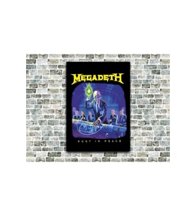 Megadeth Rust In Peace Ahşap Tablo