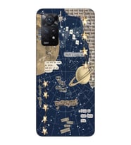 Redmi Note 12 Pro 4G Uyumlu Gezegen Aesthetic Tasarımlı Şeffaf Telefon Kılıfı