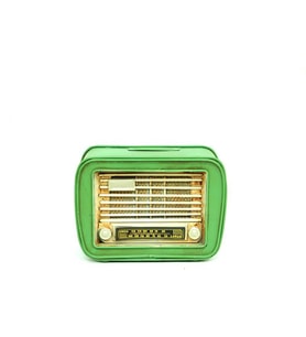 Dekoratif Metal Radyo Kumbara Vintage Hediyelik