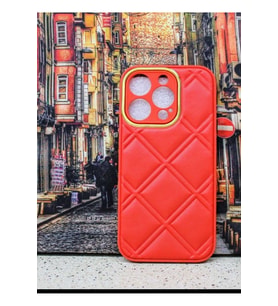 İphone 14 Pro Deri Desenli Kılıf Modeli