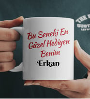 Bu Seneki En Güzel Hediyen Benim İsimli Yılbaşı Kupası