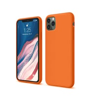 Apple iPhone 11 Pro Kılıf First Silikon - Turuncu