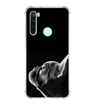 PrintiFy Xiaomi Redmi Note 8 Uyumlu Köpek 1 Baskılı Şeffaf Köşe Korumalı Antişok Kılıf