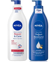 Besleyici Vücut Sütü 400Ml Repair&Care Nemlendirici Losyon 400Ml, Rahatlatıcı, Kuru Cilt