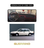 HONDA CIVIC EF 1988-1991TORPİDO KORUMA HALISI SİYAH KENAR