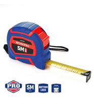 WORKPRO WP261009 5Mx19mm/16Ft. Naylon Kaplama Sarı Çelik Şerit Metre 