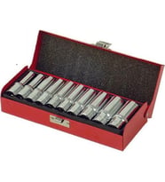 Bay-Tec MK2710 Uzun Lokma Takımı 3/8" 10Pcs (Gümüş)