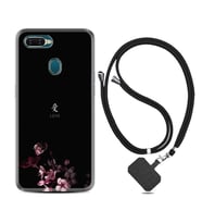 Oppo A5S A15 A16 A54 A55 A73 A74 Kılıf Boyun Askılı Silikon Love 1629