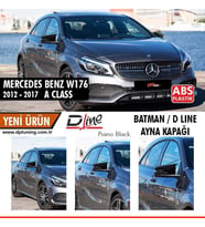 Mercedes Benz W176 Batman Yarasa Ayna Kapağı 2012-2018