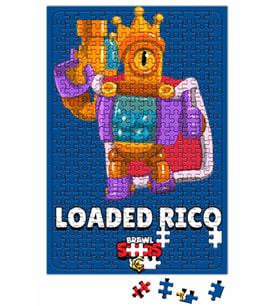 Brawl Stars Loaded Rıco Puzzle 240 Parça Yapboz